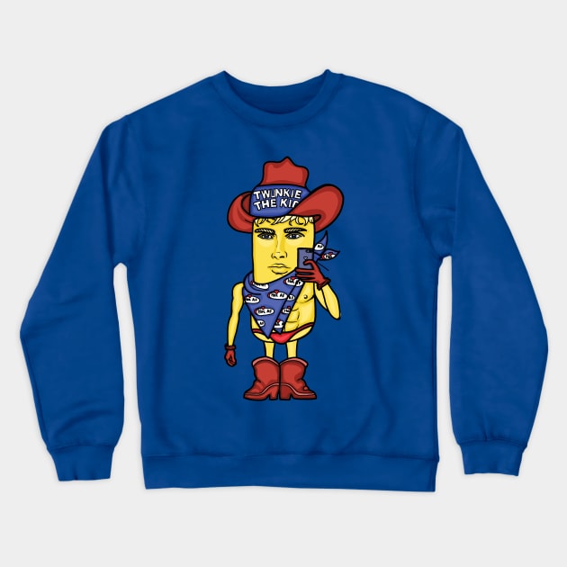 Twunkie the Kid Crewneck Sweatshirt by COLORaQUEEN